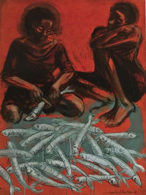 Femmes aux poissons